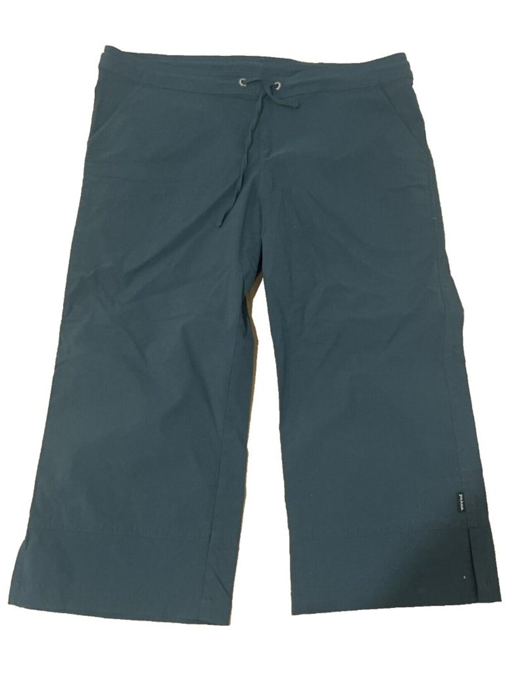 Prana Teal  Green Cropped Hiking Outdoor Pants  Womens Size 36